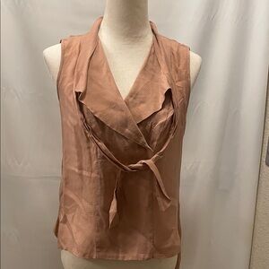 Women's Sleeveless Wrap Top - Pink